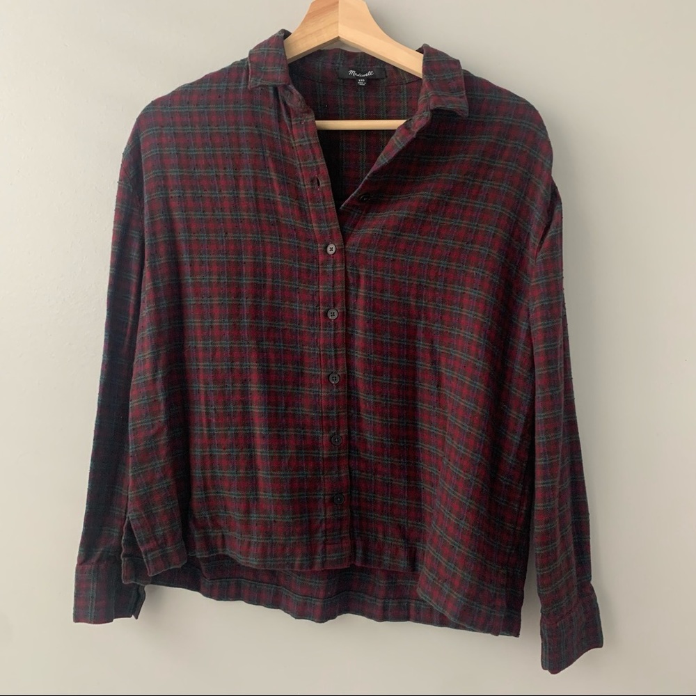 Madewell flannel button up!